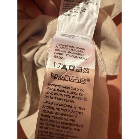 Dockers Mens Tank Top L Large Light Brown Sleeveless LGBTQ Rainbow Cotton New - Picture 10 of 12